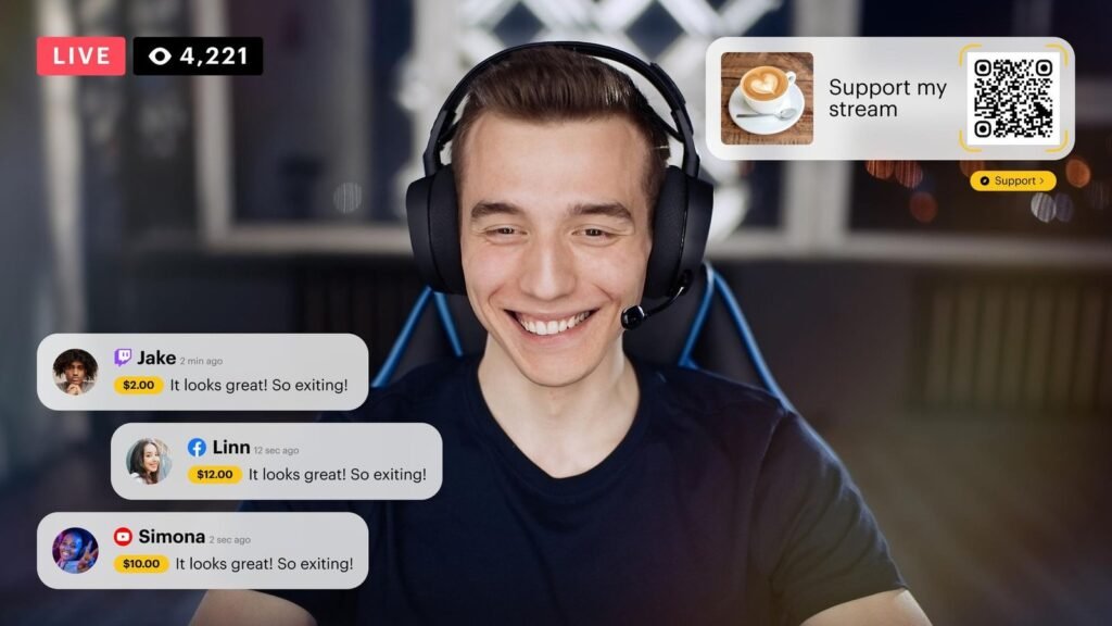 How to earn money by live streaming games on Twitch and Rooter