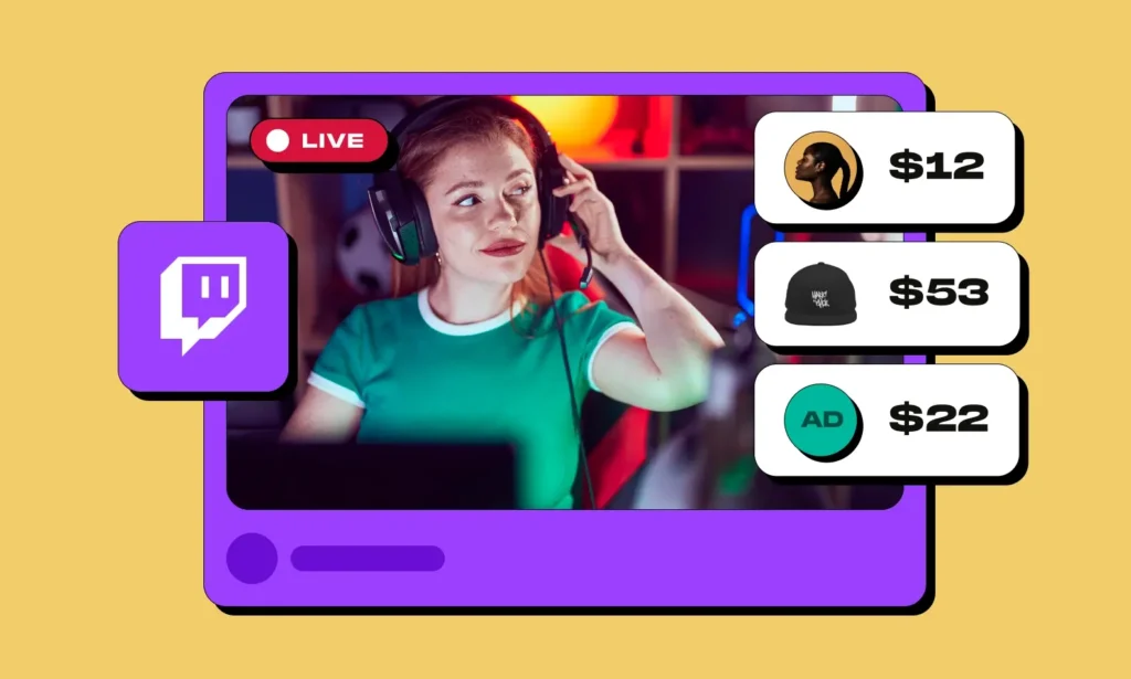 How to earn money by live streaming games on Twitch and Rooter